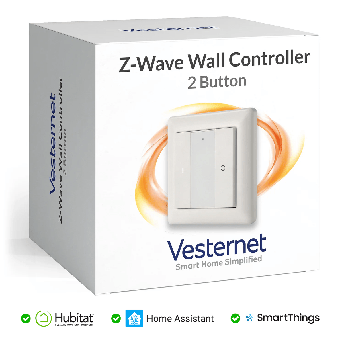 Z Wave Wall Controller 2 Button