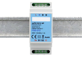 Eutonomy euFIX Adapter DIN for Fibaro Dimmer 2 - D212NP - Vesternet
