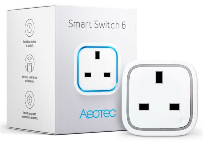 Z-Wave Plus Aeotec Smart Switch 6 - Storbritannien