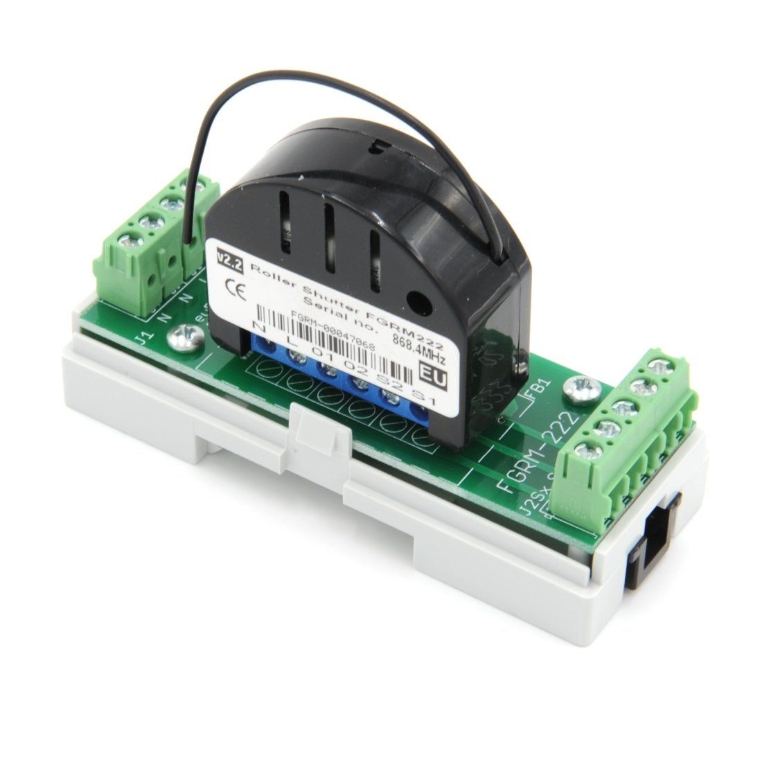 Eutonomy euFIX Adapter DIN for Fibaro Roller Shutter 3 - R223NP - Vesternet