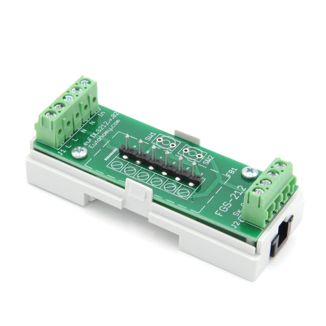 Eutonomy euFIX Adapter DIN for Fibaro Relay Switch 3kW - S212NP - Vesternet
