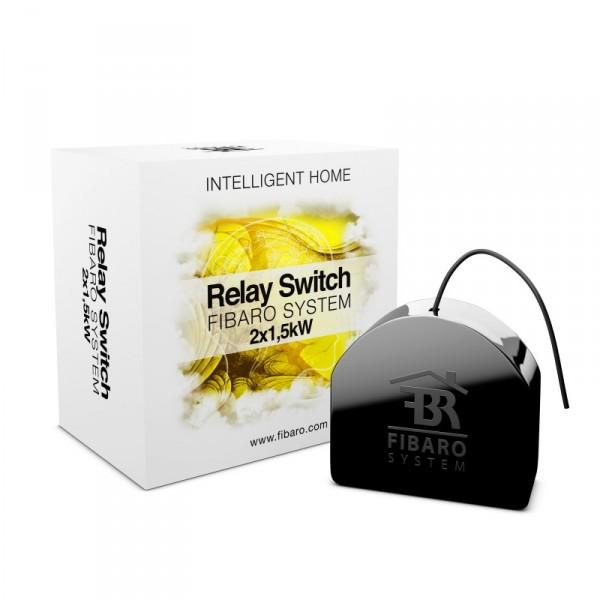 Z - Wave Fibaro Relay Insert 2 * 1.5 KW - FIBEFGS-222 - Vesternet