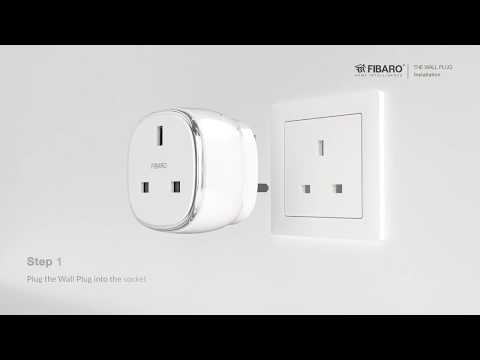 Z-Wave FIBARO Väggkontakt - Storbritannien