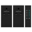 LightwaveRF Remote Control Dimmable Socket Kit - 2 pack - JSJSLW301BLK - Vesternet