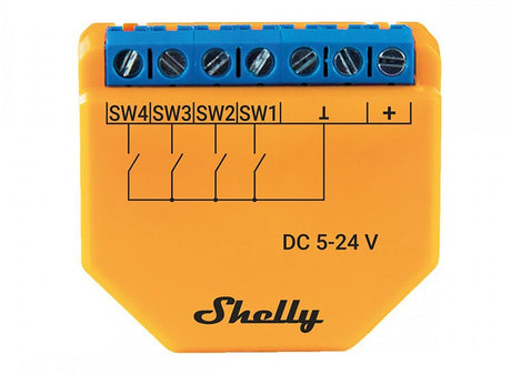 Shelly Plus i4 DC - ALRLSHELLYI4DC - Vesternet