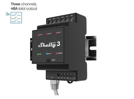 Shelly Pro 3 - ALRLSHELLY3PRO - Vesternet