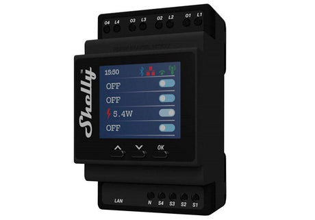 Shelly Pro 4PM - ALRLSHELLY4PROPM - Vesternet
