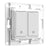 Shelly Wall Switch 2 - ALRLSHELLWALL2W - Vesternet