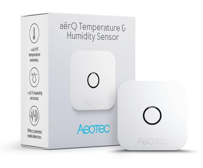 Z - Wave Plus Aeotec aërQ Temperature & Humidity Sensor - AEOEZWA039 - Vesternet