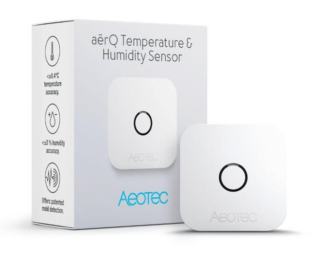 Z - Wave Plus Aeotec aërQ Temperature & Humidity Sensor - AEOEZWA039 - Vesternet