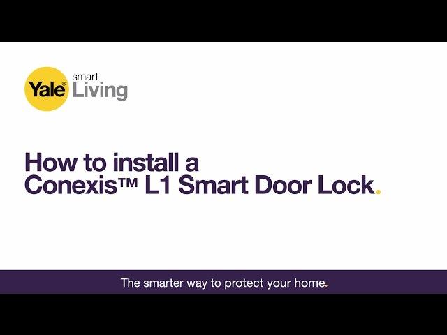 Yale Conexis L1 Smart Door Lock - Polished Chrome Migration_Door Locks Yale 