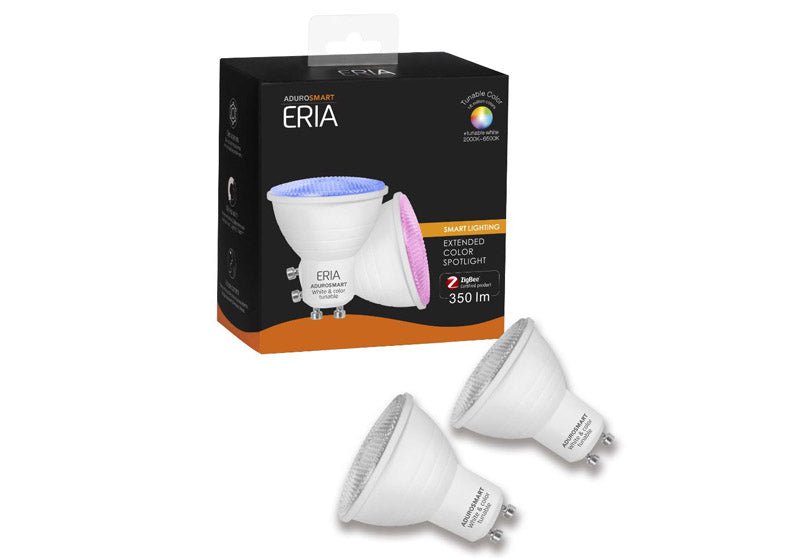 Zigbee Aduro GU10 Spot V2 2 - pack - Tunable Colour - 15363027 - Vesternet